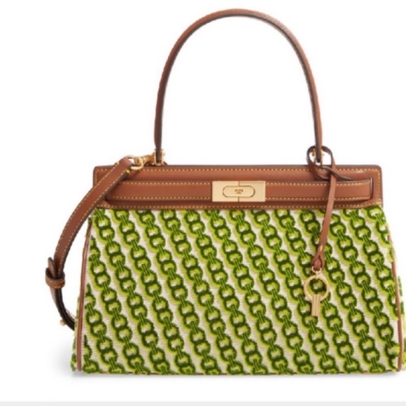 Tory Burch NWT luxury RARE Authentic Lee Radziwill Fil Coupe Small Satchel/bag - Picture 3 of 17